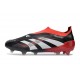 adidas Predator 25 Elite Laceless FG X MOMENTS Negro Blanco Rojo