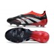 adidas Predator 25 Elite Laceless FG X MOMENTS Negro Blanco Rojo