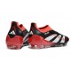 adidas Predator 25 Elite Laceless FG X MOMENTS Negro Blanco Rojo