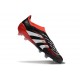 adidas Predator 25 Elite Laceless FG X MOMENTS Negro Blanco Rojo