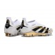 adidas Predator 25 Elite Laceless FG Ftwr Blanco Dorado Met