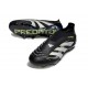 adidas Predator 25 Elite Laceless FG Negro Blanco