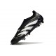 adidas Predator 25 Elite Laceless FG Negro Blanco