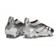 adidas Predator 25 Elite Laceless FG Plateada Gris
