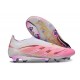 adidas Predator 25 Elite Laceless FG Rosa Blanco