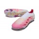adidas Predator 25 Elite Laceless FG Rosa Blanco