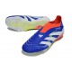 adidas Predator 25 Elite Laceless FG Azul Lúcido Ftwr Blanco Rojo
