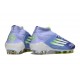 Botas de fútbol Adidas F50 Elite Mid FG Violeta Tone Limón Lúcido Morado Rush