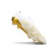 Bota Adidas F50 + Sin Cordones FG Blanco Met Dorado