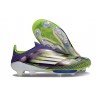 Bota Adidas F50 + Sin Cordones FG Morado Unity Blanco Amarillo Solar 