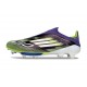 Bota Adidas F50 + Sin Cordones FG Morado Unity Blanco Amarillo Solar 