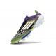 Bota Adidas F50 + Sin Cordones FG Morado Unity Blanco Amarillo Solar 
