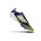 Bota Adidas F50 + Sin Cordones FG Morado Unity Blanco Amarillo Solar 