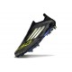 Bota Adidas F50 + Sin Cordones FG Negro Limón Lúcido Blanco