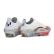 Adidas F50 + Sin Cordones FG X MESSI Ftwr Blanco Rojo Lúcido Plateado Met.