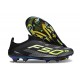 Bota Adidas F50 + Sin Cordones FG Negro Hierro Met. Limón Lúcido