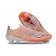 Bota Adidas F50 + Sin Cordones FG Arancione Azul