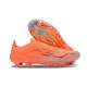 Bota Adidas F50 + Sin Cordones FG Arancione Negro