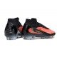 Bota De Fútbol Nike Phantom 6 High Elite Fg Carmesí Vivo Negro