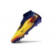 Bota De Fútbol Nike Phantom 6 High Elite Fg Amarillo Negro Rojo