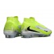 Bota De Fútbol Nike Phantom 6 High Elite Fg Gris Verde