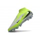 Bota De Fútbol Nike Phantom 6 High Elite Fg Gris Verde