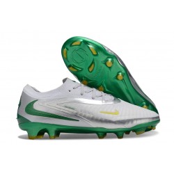 Nike Phantom 6 Low Elite Fg Blanco Verde Plateado
