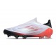 Zapatos Adidas F50 Elite Laceless FG Blanco Negro Rojo