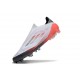 Zapatos Adidas F50 Elite Laceless FG Blanco Negro Rojo
