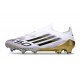 Zapatos Adidas F50 Elite Laceless FG Blanco Negro Met Dorado