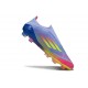 Zapatos Adidas F50 Elite Laceless FG Azul Fusion Limón Lúcido Rosa Lúcido