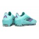 Zapatos Adidas F50 Elite Laceless FG Azul Negro