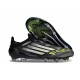 Zapatos Adidas F50 Elite Laceless FG Negro Blanco Amarillo