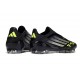 Zapatos Adidas F50 Elite Laceless FG Negro Blanco Amarillo