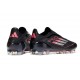 Zapatos Adidas F50 Elite Laceless FG Negro Rojo
