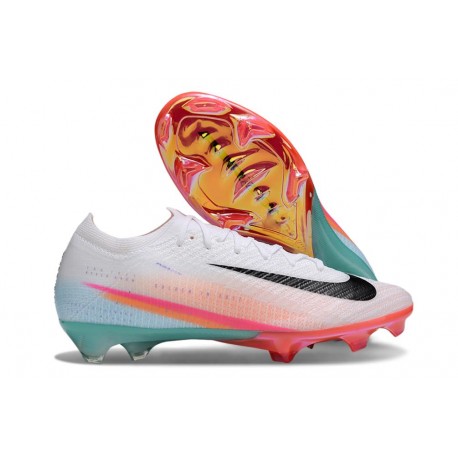 Botas de Futbol Nike Mercurial Vapor XVI Elite FG Blanco Negro Rojo Azul