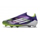 Zapatos Adidas F50 Elite Laceless FG Morado Unity Blanco Amarillo Solar 