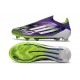 Zapatos Adidas F50 Elite Laceless FG Morado Unity Blanco Amarillo Solar 
