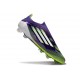 Zapatos Adidas F50 Elite Laceless FG Morado Unity Blanco Amarillo Solar 
