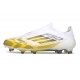 Zapatos Adidas F50 Elite Laceless FG Blanco Amarillo