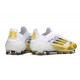 Zapatos Adidas F50 Elite Laceless FG Blanco Amarillo