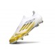 Zapatos Adidas F50 Elite Laceless FG Blanco Amarillo