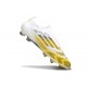 Zapatos Adidas F50 Elite Laceless FG Blanco Amarillo