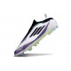 Zapatos Adidas F50 Elite Laceless FG X Messi Ftwr Blanco Negro Morado Unity