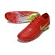Botas Nike Tiempo Legend 10 Elite FG Rojo Dorado