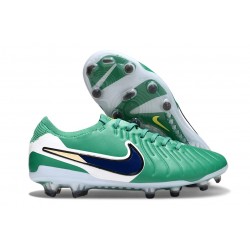 Nike Tiempo Legend 10 Elite FG Stadium Verde Blanco Oscuro Obsidiana