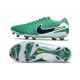 Nike Tiempo Legend 10 Elite FG Stadium Verde Blanco Oscuro Obsidiana