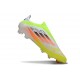 Bota de Fútbol Adidas F50 Elite Sin Cordones FG Blanco Amarillo Naranja