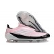Bota de Fútbol Adidas F50 Elite Sin Cordones FG Rosa Blanco Negro
