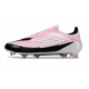 Bota de Fútbol Adidas F50 Elite Sin Cordones FG Rosa Blanco Negro